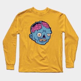 I bite - Zombie Art Long Sleeve T-Shirt